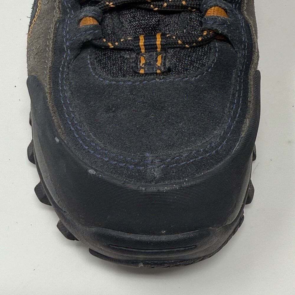 Timberland Pro Mudsill Steel Toe Work Shoes Mens 7.5 Blue Gray Suede Lace Up - Picture 7 of 16